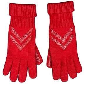 Vintage ARIS Women's Red Gloves One Size